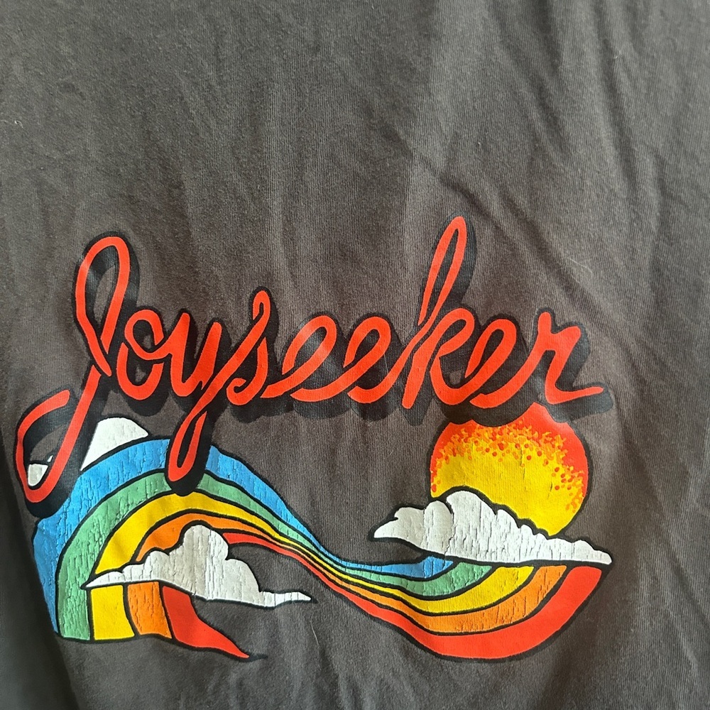 ban.do Charcoal Graphic Rainbow Joyseeker Muscle Tank Top size M. So soft. - Picture 3 of 9